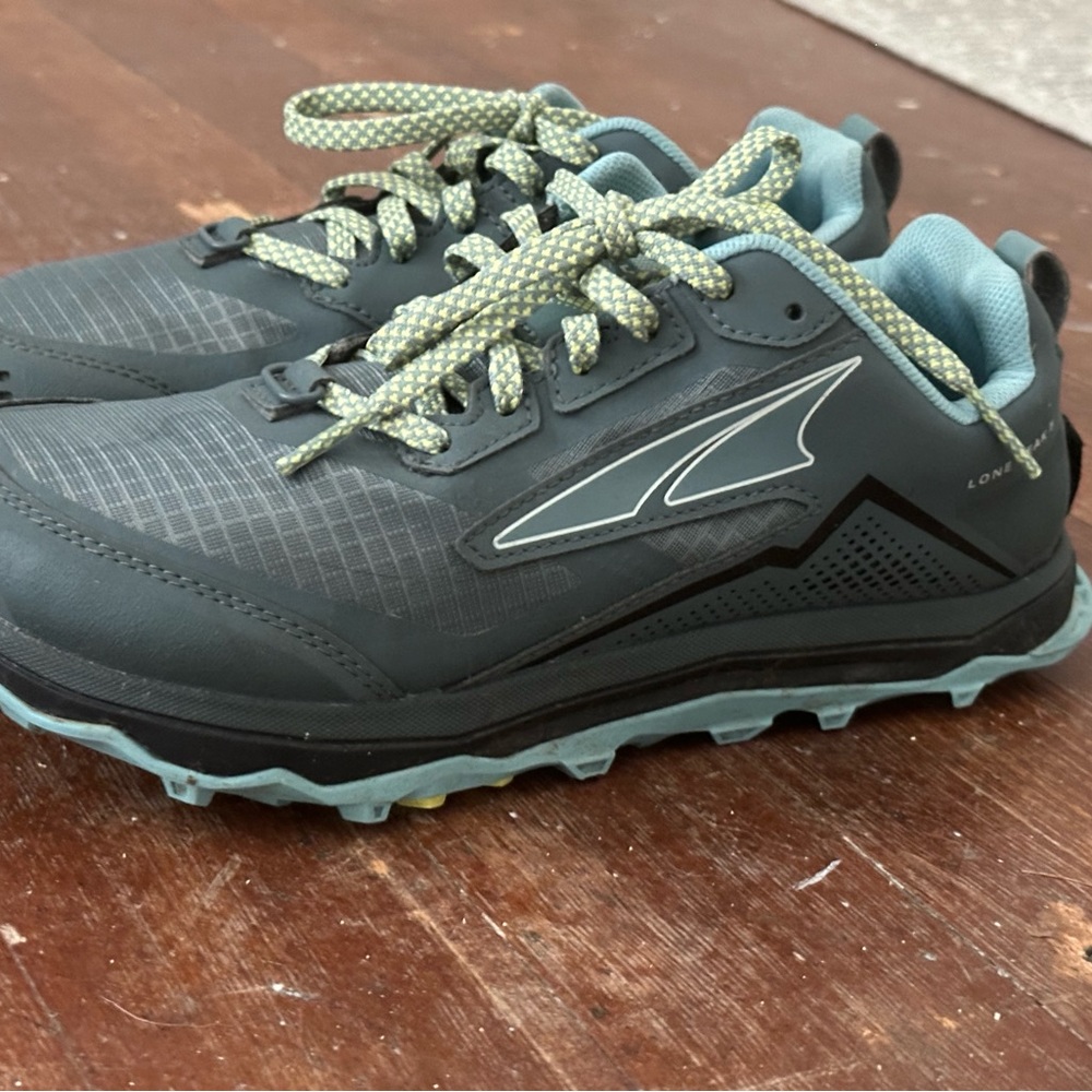 Altra Lone Peak running shoes.